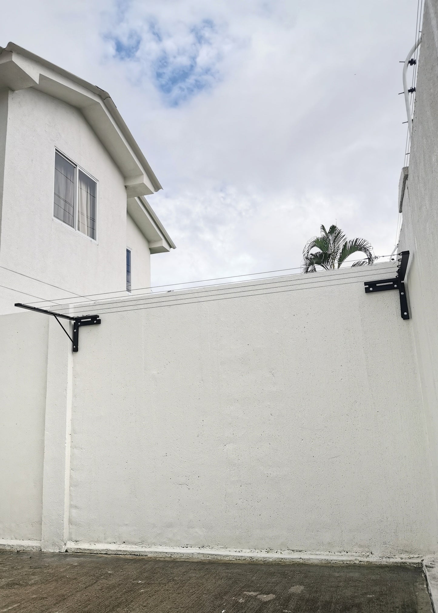 Tendedero desmontable para pared.