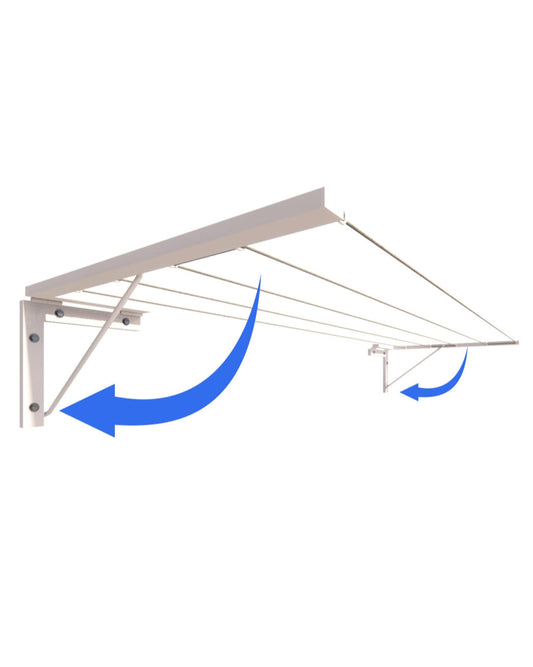 Tendedero Plegable Color Blanco