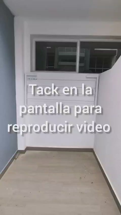 Video del funcionamiento del tendedero abatible.